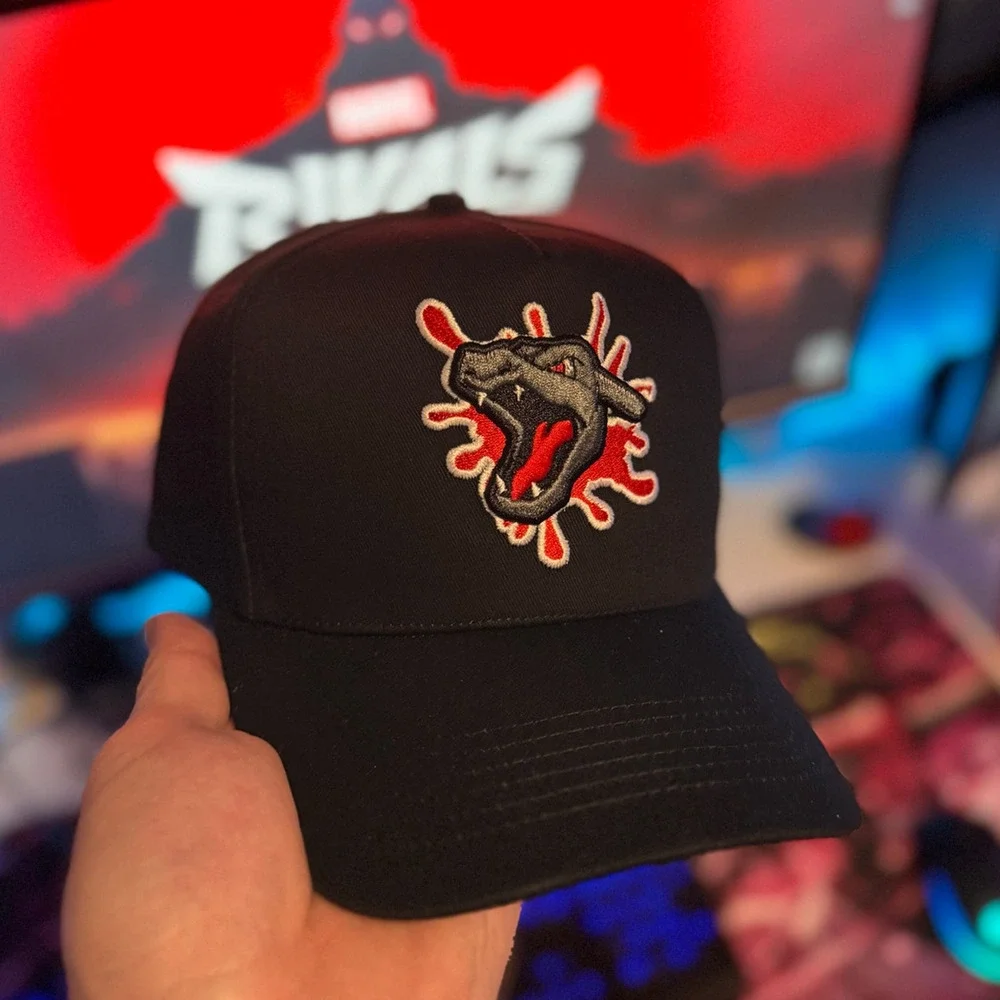 Big Game Hunters Shiny Zards End Black A-frame Snapback Hat